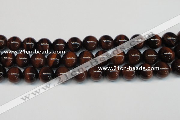CTE1264 15.5 inches 14mm round AB grade red tiger eye beads