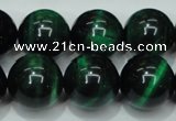 CTE146 15.5 inches 16mm round dyed tiger eye gemstone beads