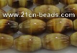 CTE1517 15.5 inches 10*14mm rice golden tiger eye beads wholesale
