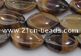 CTE1711 15.5 inches 12*18mm marquise yellow tiger eye beads