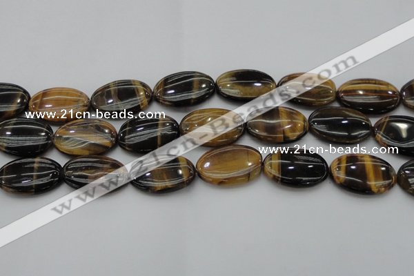 CTE1719 15.5 inches 20*30mm oval yellow tiger eye beads wholesale