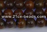 CTE1782 15.5 inches 8mm round yellow iron tiger beads wholesale