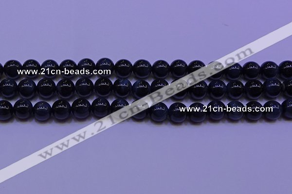 CTE1852 15.5 inches 8mm round blue tiger eye beads wholesale