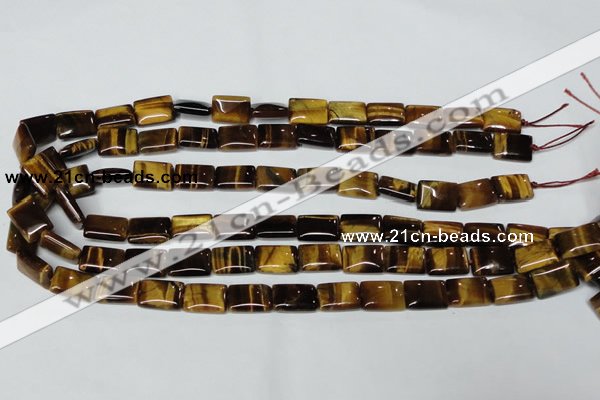 CTE191 15.5 inches 25*35mm rectangle yellow tiger eye gemstone beads
