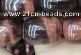 CTE2067 15.5 inches 12*16mm drum red tiger eye gemstone beads