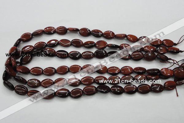 CTE57 15.5 inches 10*14mm oval red tiger eye gemstone beads
