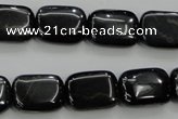 CTE72 15.5 inches 13*18mm rectangle blue tiger eye gemstone beads