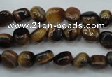 CTE96 15.5 inches 6*9mm nuggets yellow tiger eye beads wholesale