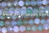 CTG1311 15.5 inches 2mm faceted round Australia chrysoprase beads