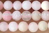 CTG1363 15.5 inches 4mm round pink opal gemstone beads