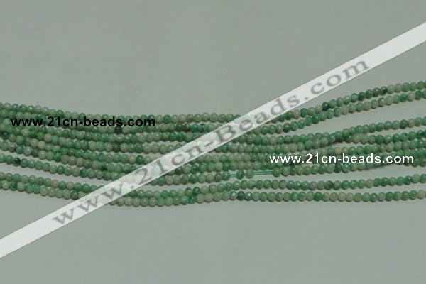 CTG155 15.5 inches 3mm round tiny Qinghai jade beads wholesale