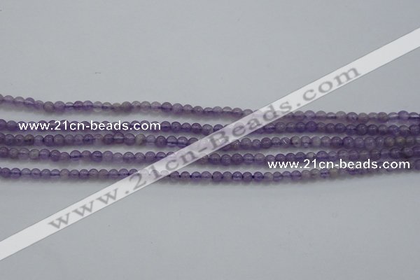 CTG252 15.5 inches 3mm round tiny amethyst gemstone beads