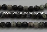CTG264 15.5 inches 3mm round tiny grey opal gemstone beads