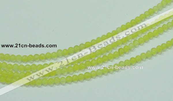 CTG58 15.5 inches 2mm round tiny dyed white jade beads wholesale