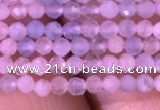 CTG710 15.5 inches 2mm faceted round tiny morganite beads