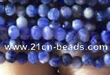 CTG778 15.5 inches 2mm faceted round tiny sodalite beads wholesale