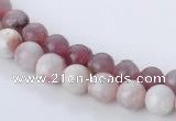 CTO14 15 inches 6mm & 6.5mm round natural tourmaline beads