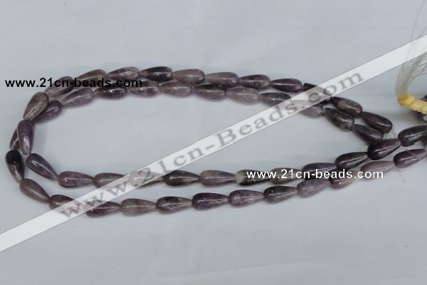 CTO232 15.5 inches 8*16mm teardrop tourmaline gemstone beads