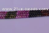 CTO628 15.5 inches 7mm round tourmaline gemstone beads wholesale