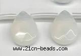 CTR704 Top drilled 12*16mm faceted briolette opalite beads wholesale