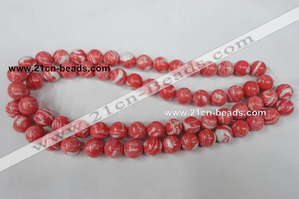 CTU1004 15.5 inches 12mm round synthetic turquoise beads wholesale