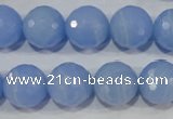 CTU1747 15.5 inches 16mm faceted round synthetic turquoise beads