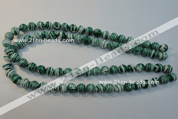 CTU2043 15.5 inches 10mm round synthetic turquoise beads
