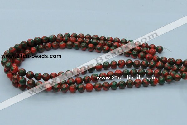 CTU215 16 inches 8mm round imitation turquoise beads wholesale
