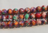 CTU2341 15.5 inches 6mm round synthetic turquoise beads