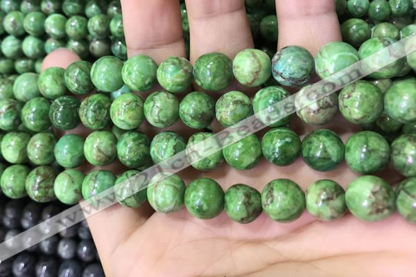 CTU3033 15.5 inches 10mm round South African turquoise beads