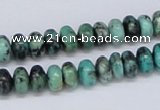 CTU434 15.5 inches 5*8mm rondelle African turquoise beads wholesale