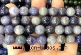 CTZ536 15 inches 12mm round tanzanite beads wholesale