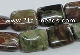 CUG154 15.5 inches 12*16mm rectangle australian unakite beads