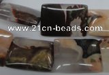 CUG156 15.5 inches 15*20mm rectangle australian unakite beads