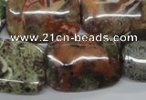 CUG157 15.5 inches 18*25mm rectangle australian unakite beads