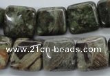 CUG174 15.5 inches 15*15mm square australian unakite beads