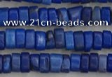 CWB827 15.5 inches 2*4mm tyre howlite turquoise beads wholesale