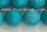CWB854 15.5 inches 12mm round howlite turquoise beads wholesale