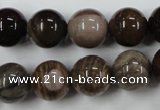 CWJ206 15.5 inches 16mm round wood jasper gemstone beads wholesale