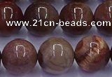 CWJ435 15.5 inches 14mm round wood jasper beads wholesale