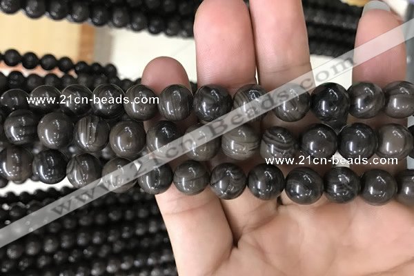 CWJ553 15.5 inches 10mm round coffee wood jasper beads wholesale