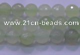 CXJ219 15.5 inches 8mm faceted round New jade beads wholesale