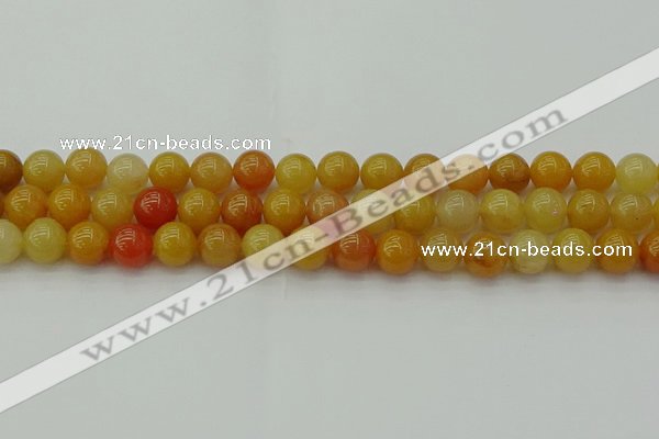 CYJ623 15.5 inches 10mm round yellow jade beads wholesale