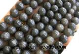 CYJ663 15 inches 10mm round dyed yellow jade beads wholesale