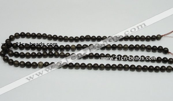 CZJ02 16 inches 6mm round zebra jasper gemstone beads Wholesale