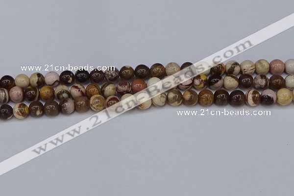 CZJ271 15.5 inches 6mm round zebra jasper beads wholesale