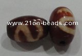 DZI01 5PCS 8*12mm oval loose Tibetan Agate Dzi Beads wholesale