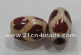 DZI03 5PCS 8*12mm oval loose Tibetan Agate Dzi Beads wholesale