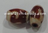 DZI05 5PCS 8*12mm oval loose Tibetan Agate Dzi Beads wholesale