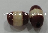 DZI09 5PCS 8*12mm oval loose Tibetan Agate Dzi Beads wholesale
